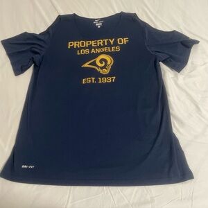 The Nike Tee NFL LA Rams Womens XL Shirt